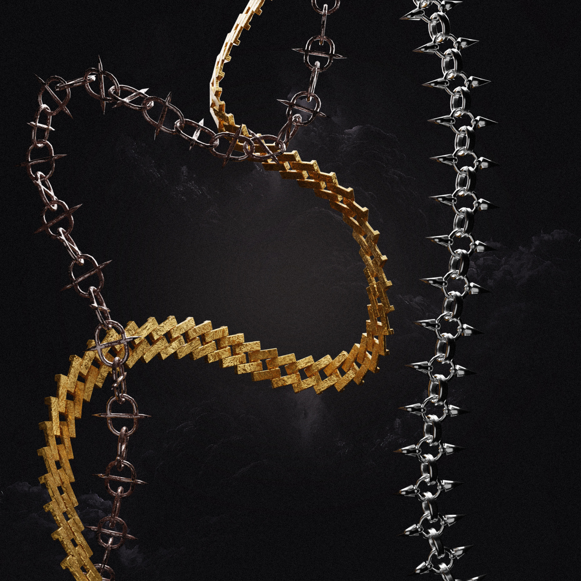 Geometry Nodes Chains Pack