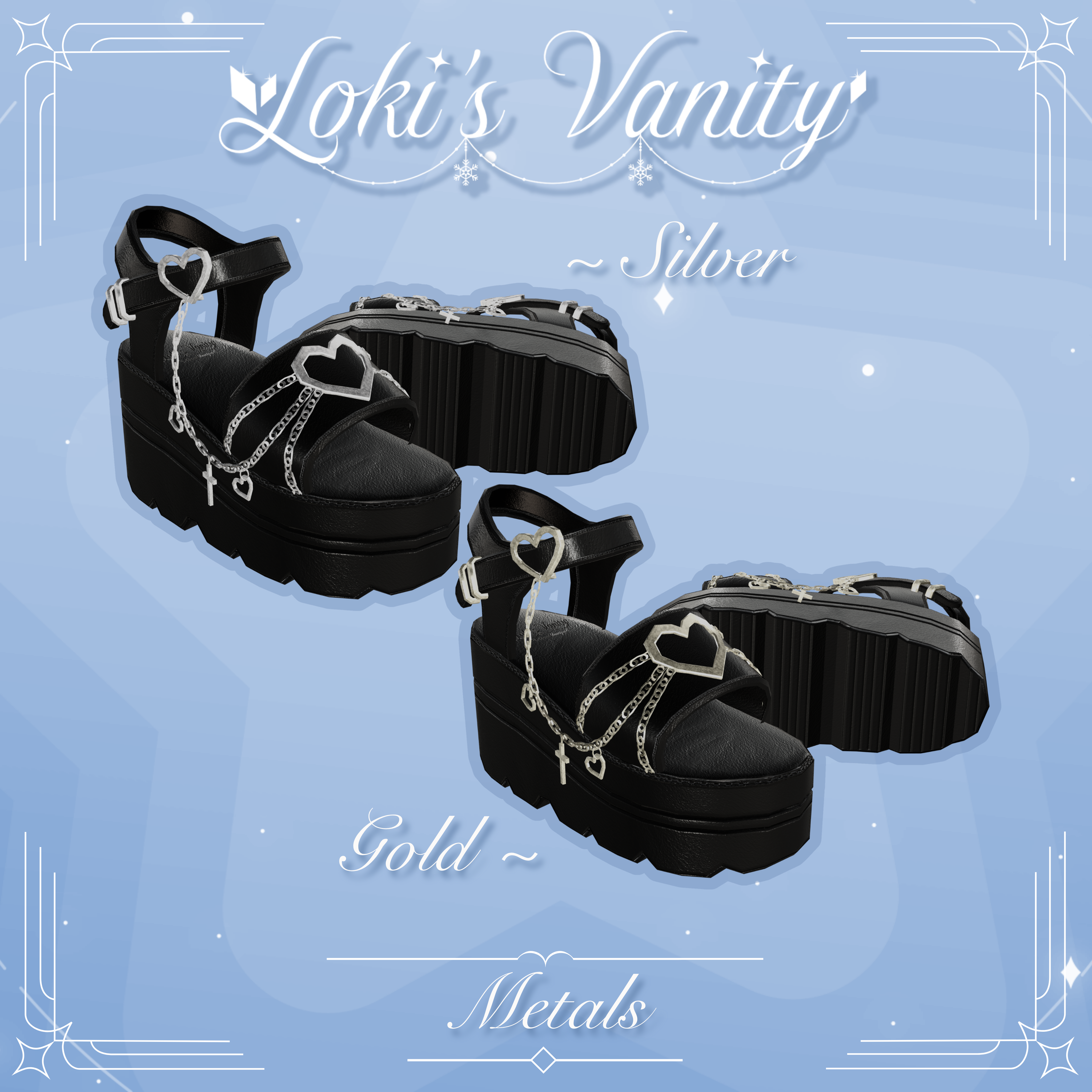 ˗ˏˋ ꒰ " Heart Sandals - NITRO " ꒱ ˎˊ˗