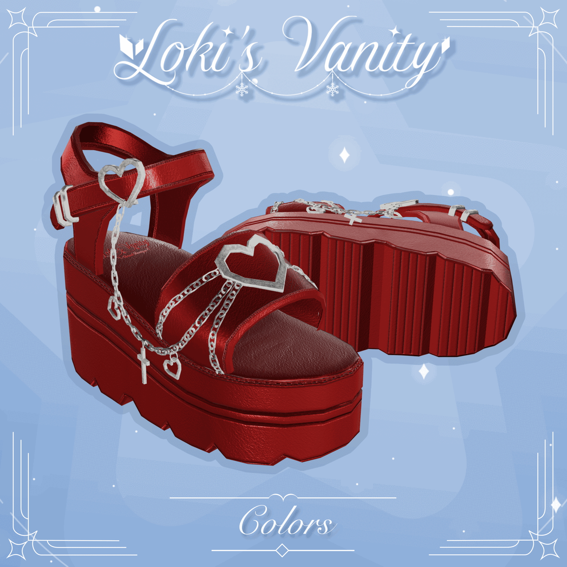 ˗ˏˋ ꒰ " Heart Sandals - NITRO " ꒱ ˎˊ˗