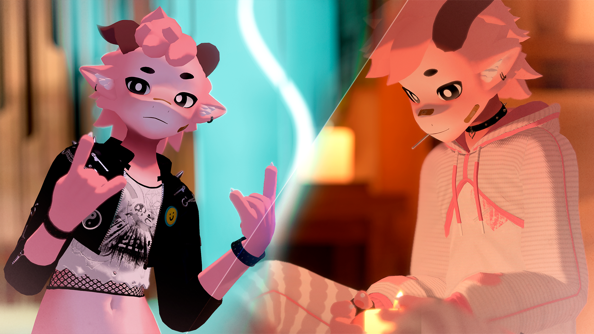Coby - VRChat Kobold Avatar (Furry - Face Tracking - Quest/Mobile Compatible)
