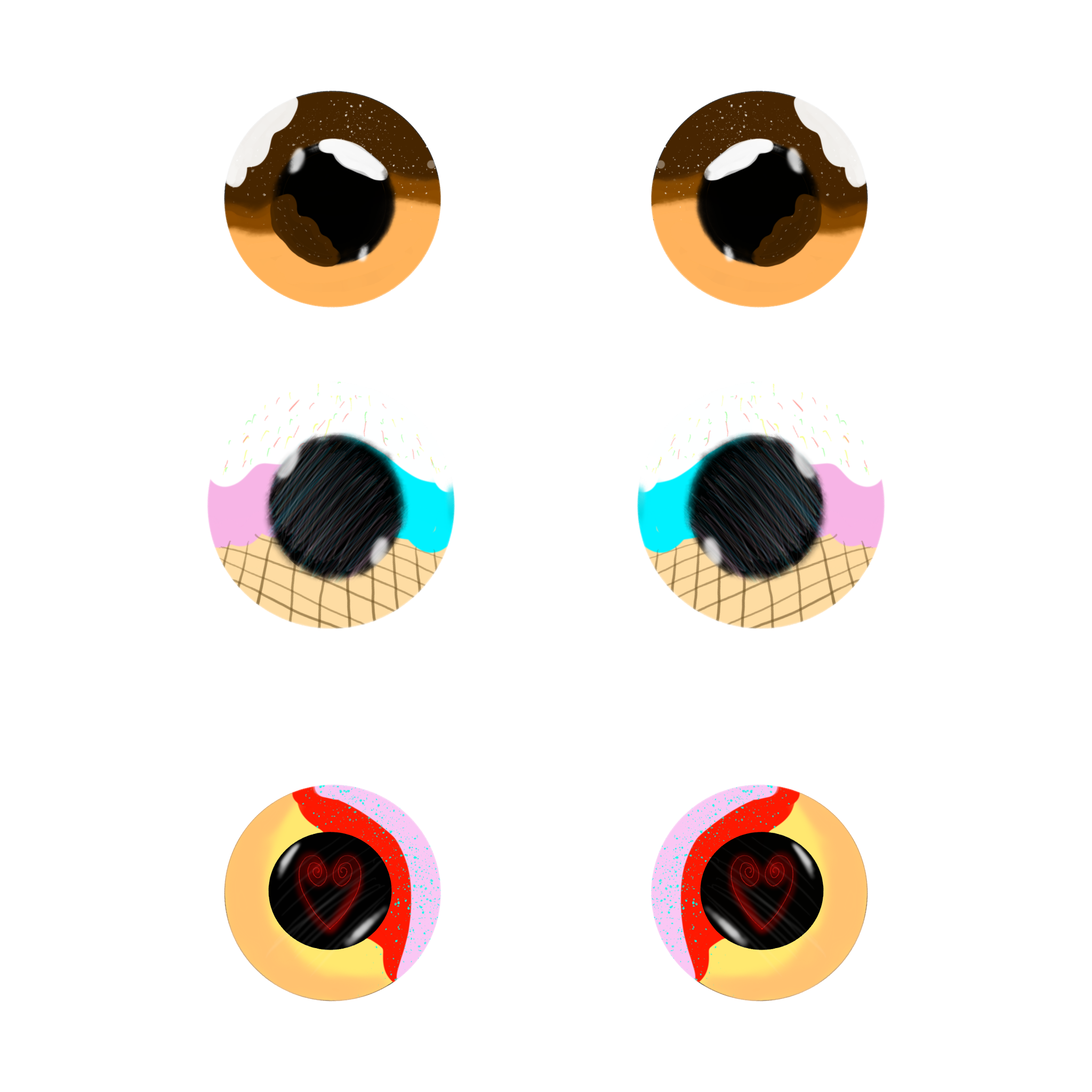 Candy shop eyes