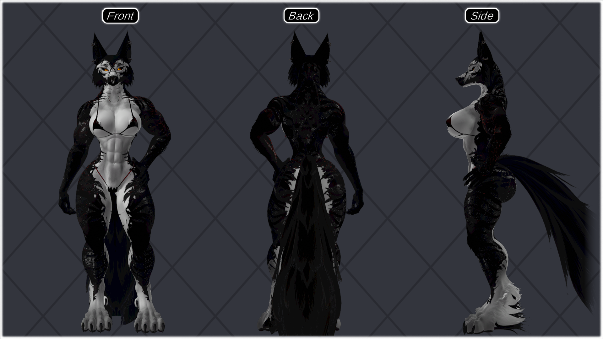 Symbiote-Hound - Artemis The Huntress Texture pack