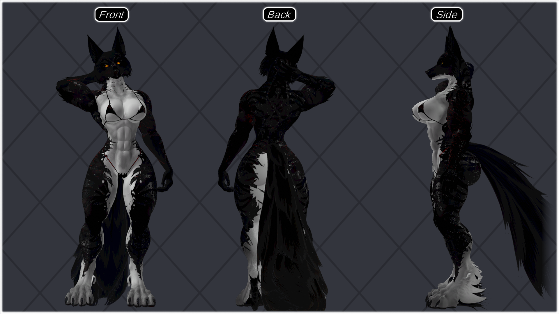 Symbiote-Hound - Artemis The Huntress Texture pack