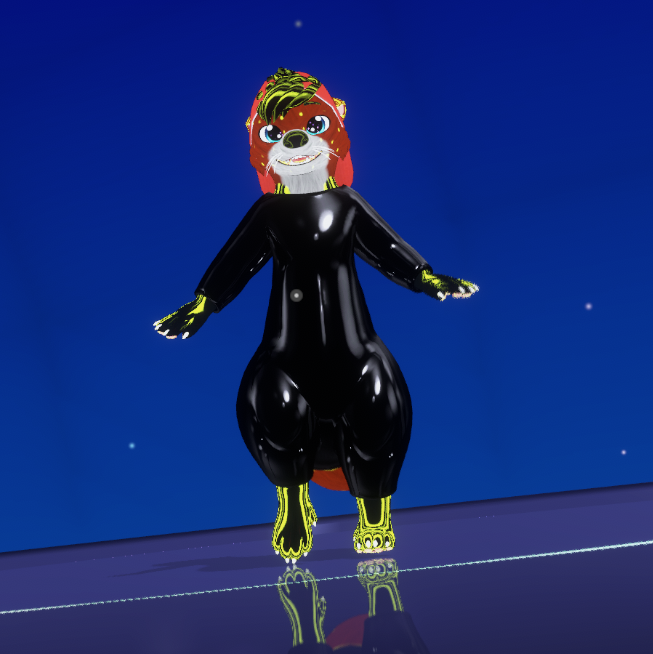 🖤 Dotter Latex Suit