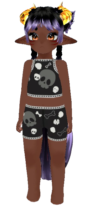 Cute Bralette and Shorts Decals for GM's Chibi Base!