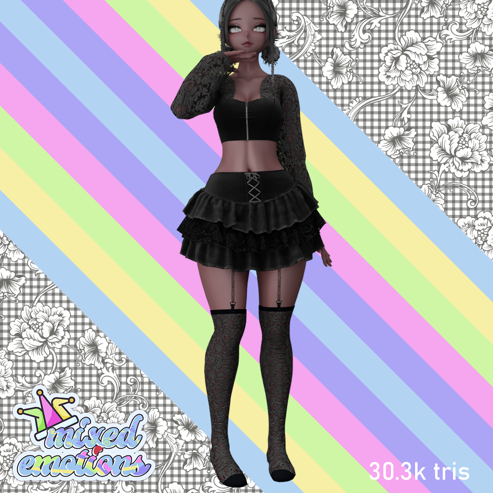 lace up set [egirl][golden nitro]