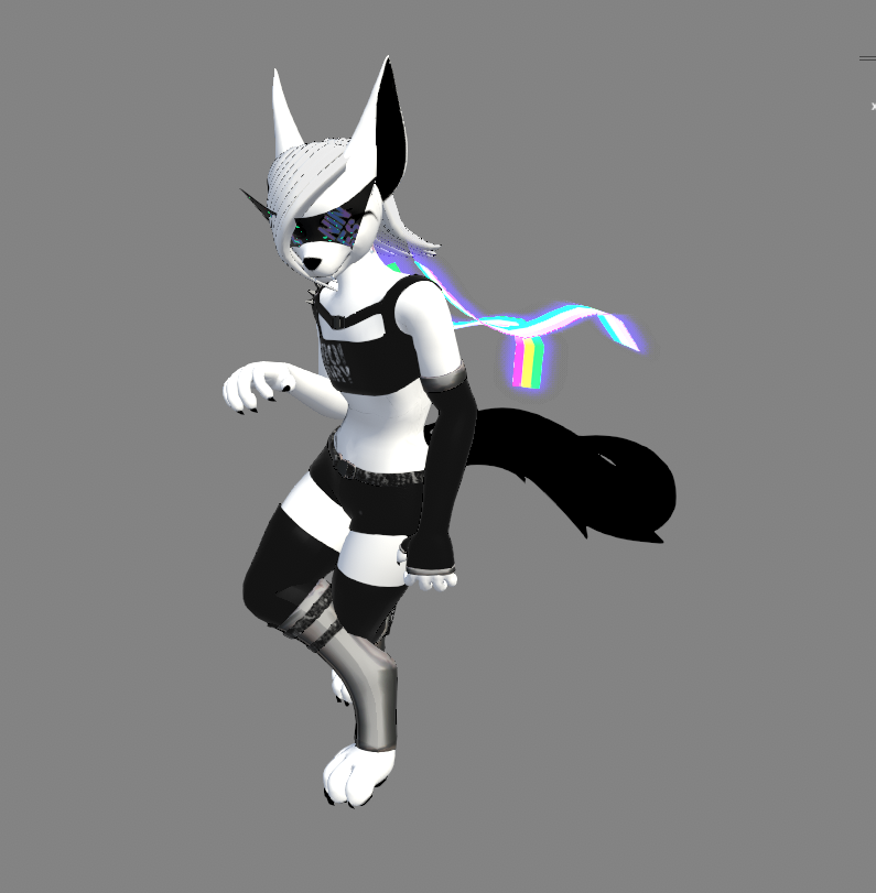Free VRCFury Hair - Caustic (Loyalty)