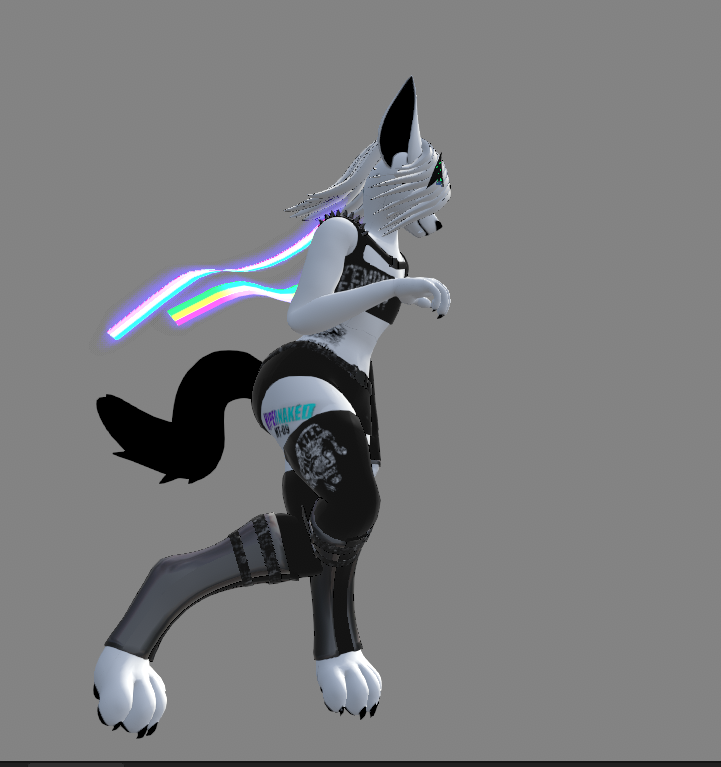 Free VRCFury Hair - Caustic (Loyalty)