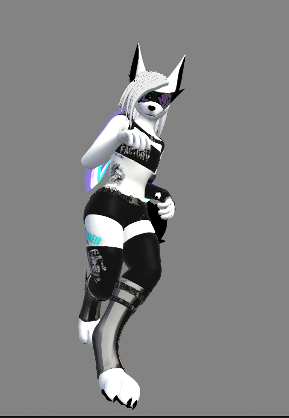 Free VRCFury Hair - Caustic (Loyalty)