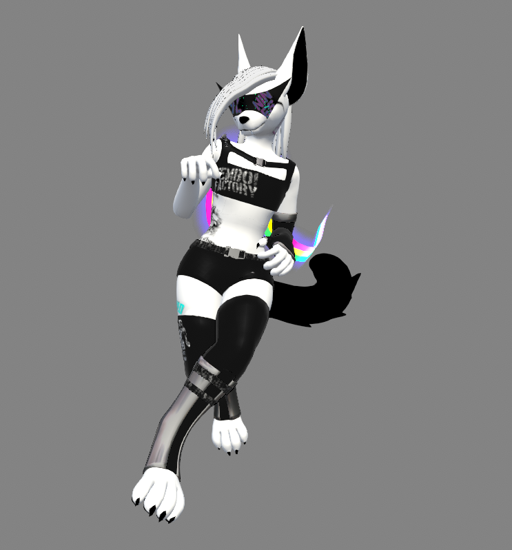 Free VRCFury Hair - Caustic (Loyalty)