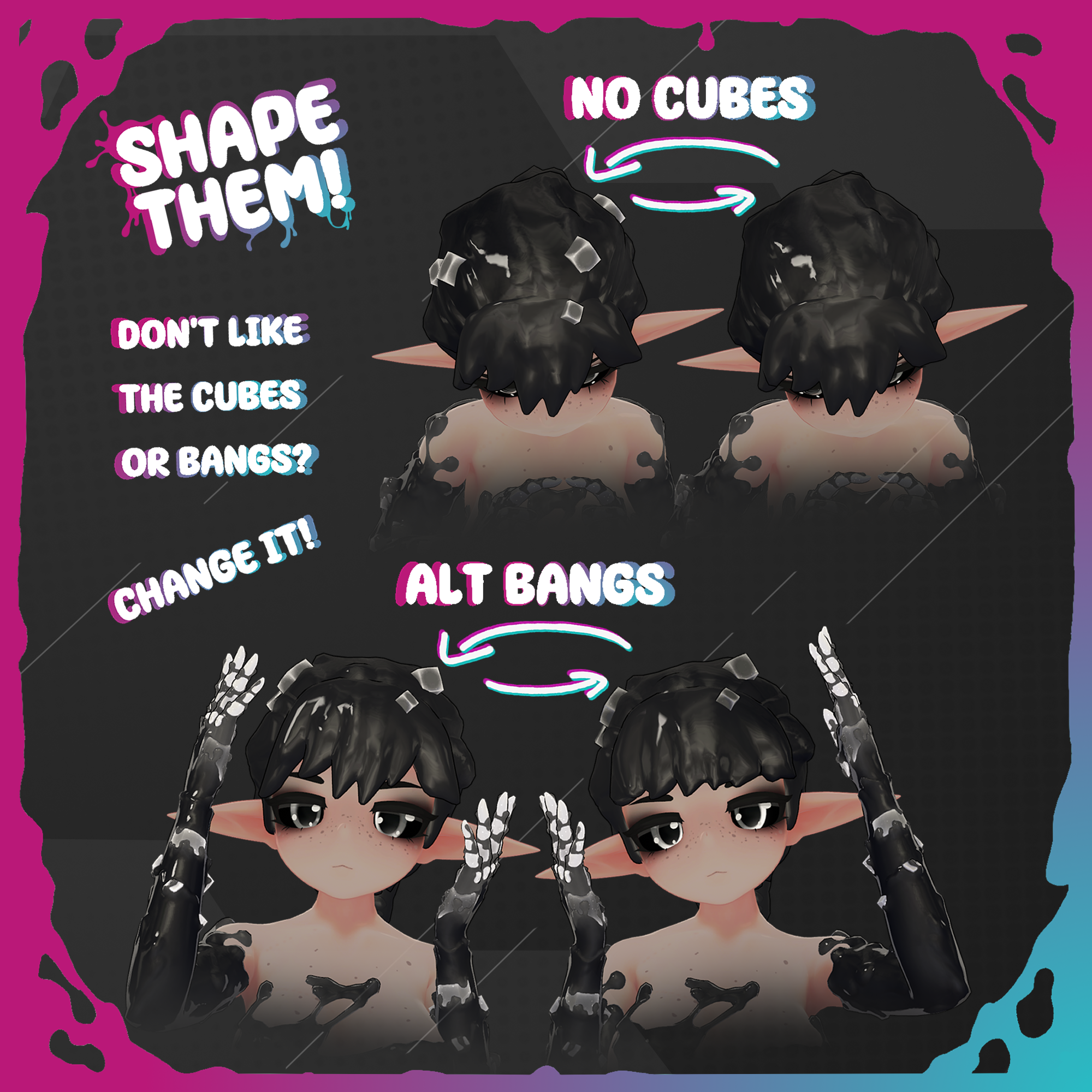 Shoggoth - Ponytail Hairstyle