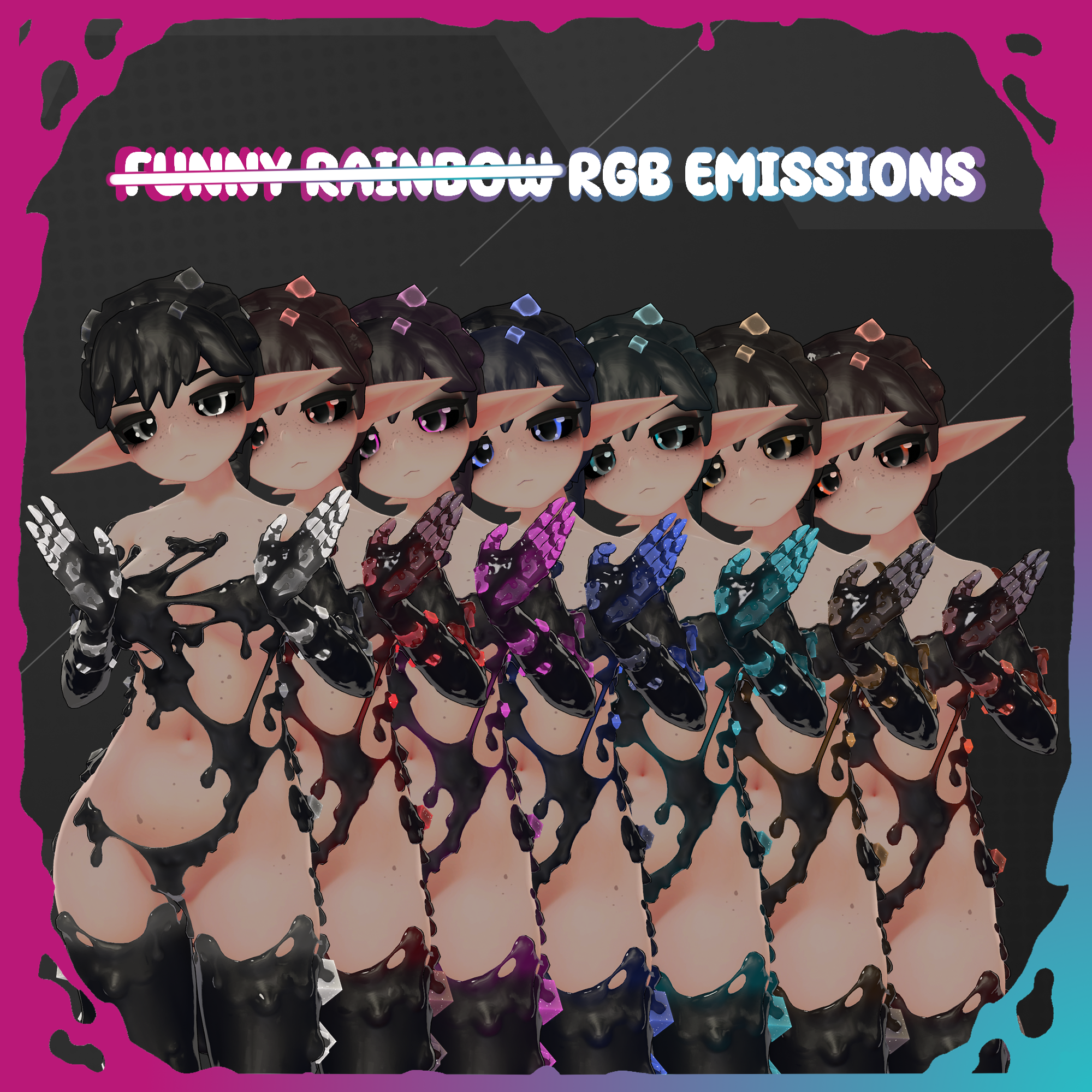 Shoggoth - Ponytail Hairstyle