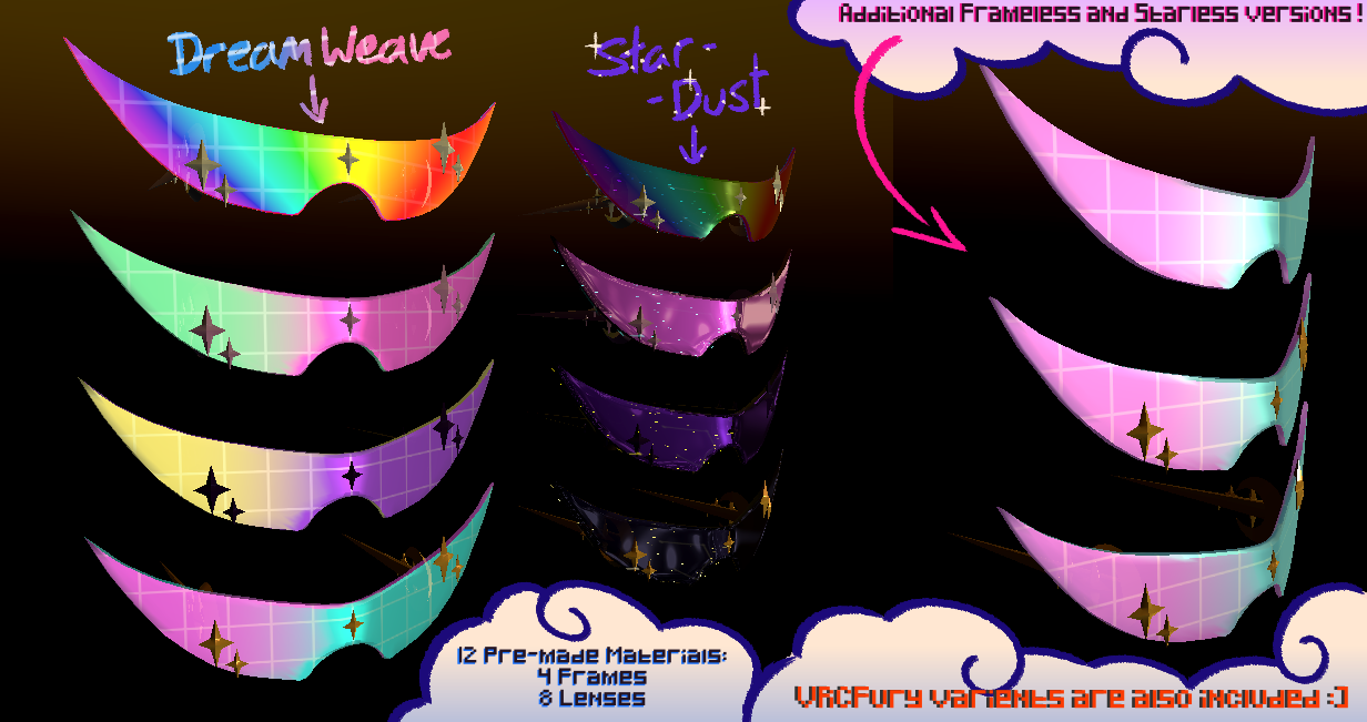 (Free!) Furality Somna themed Cool Shades