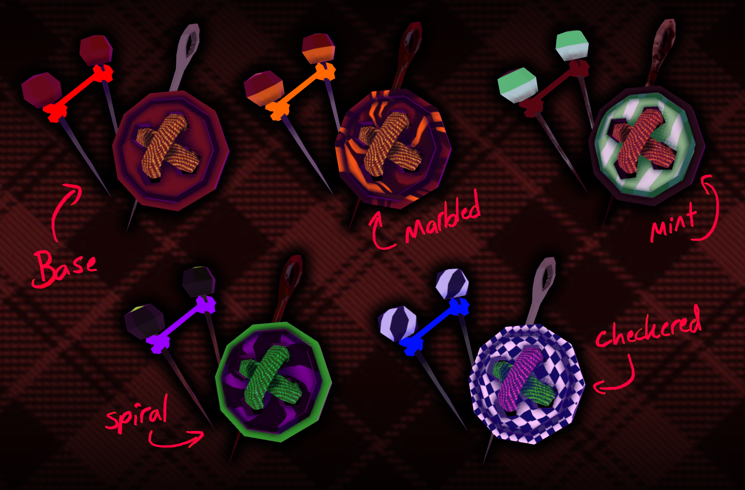 Button and Pins