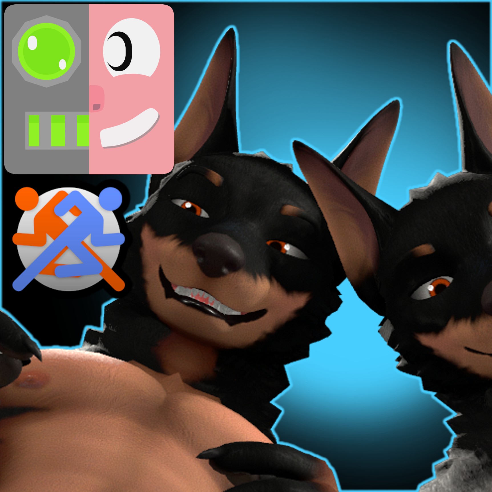 25% OFF🧨IN DESCRIPTION | Male "Beau dog" VRChat Furry Model