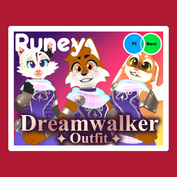 [VRChat] Dreamwalker Outfit (Skip4D Chibi)