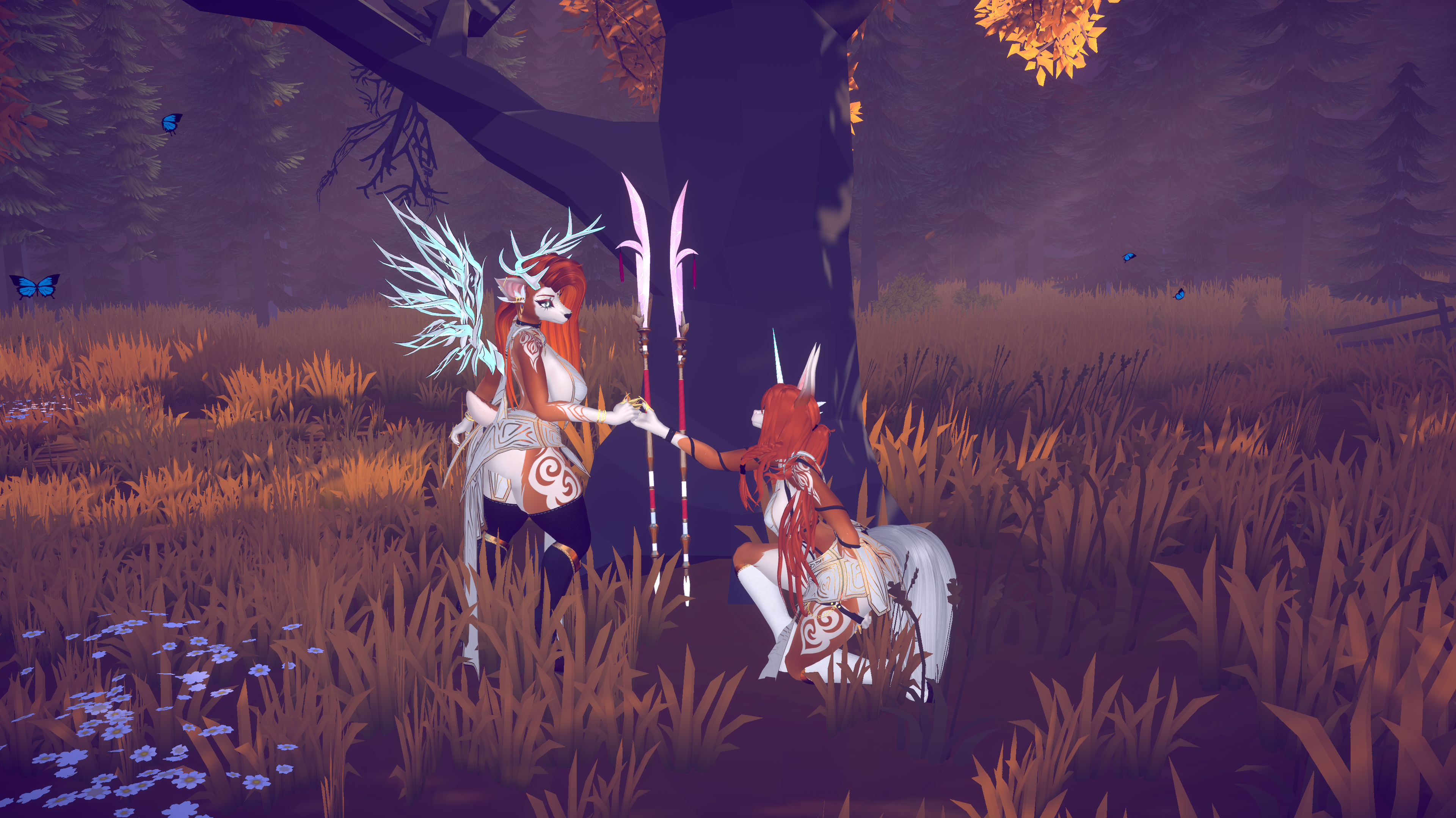 | Aurora Horse Equine/Deer | Vrchat avatar (Pc Only) |