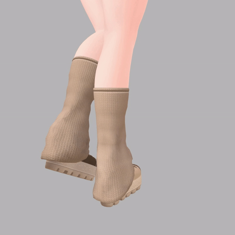Platform Sneakers and Warmers