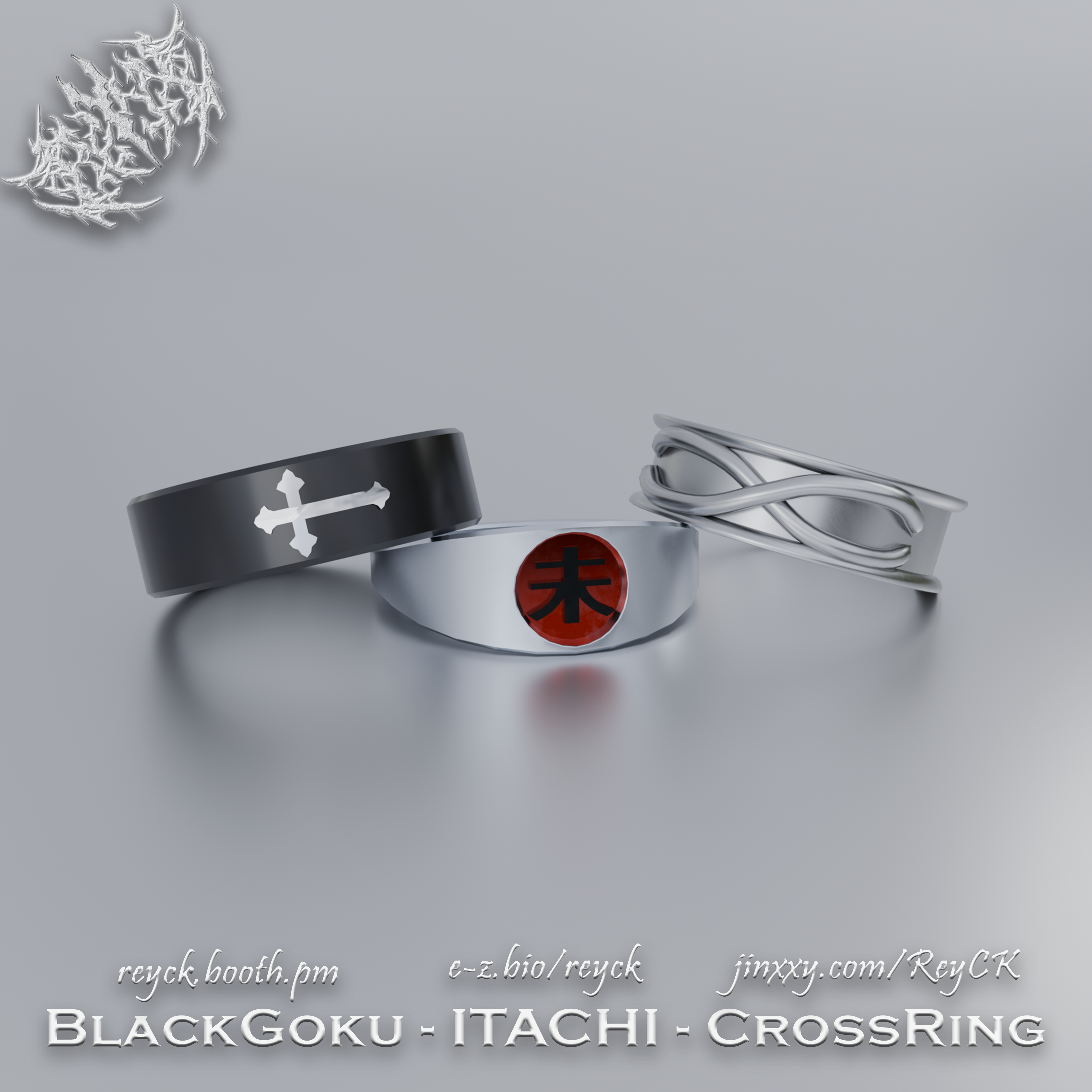 GokuBlack & Itachi & Cross Rings