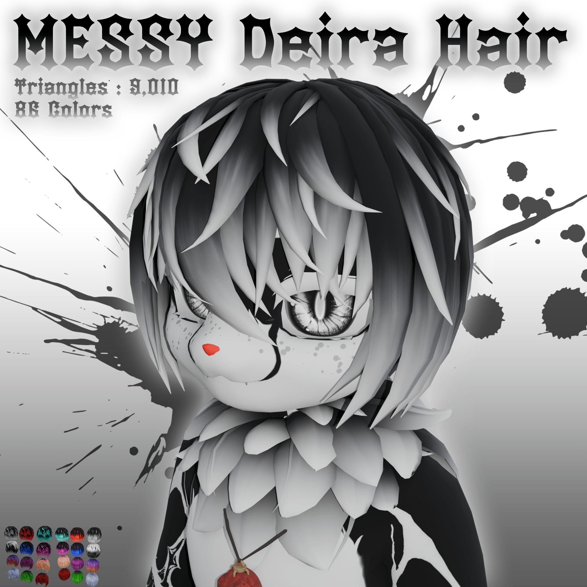 Messy Hair for Deira Avatars