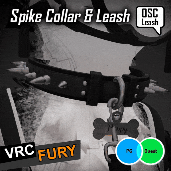 Spike Collar & Leash [VRCHAT]