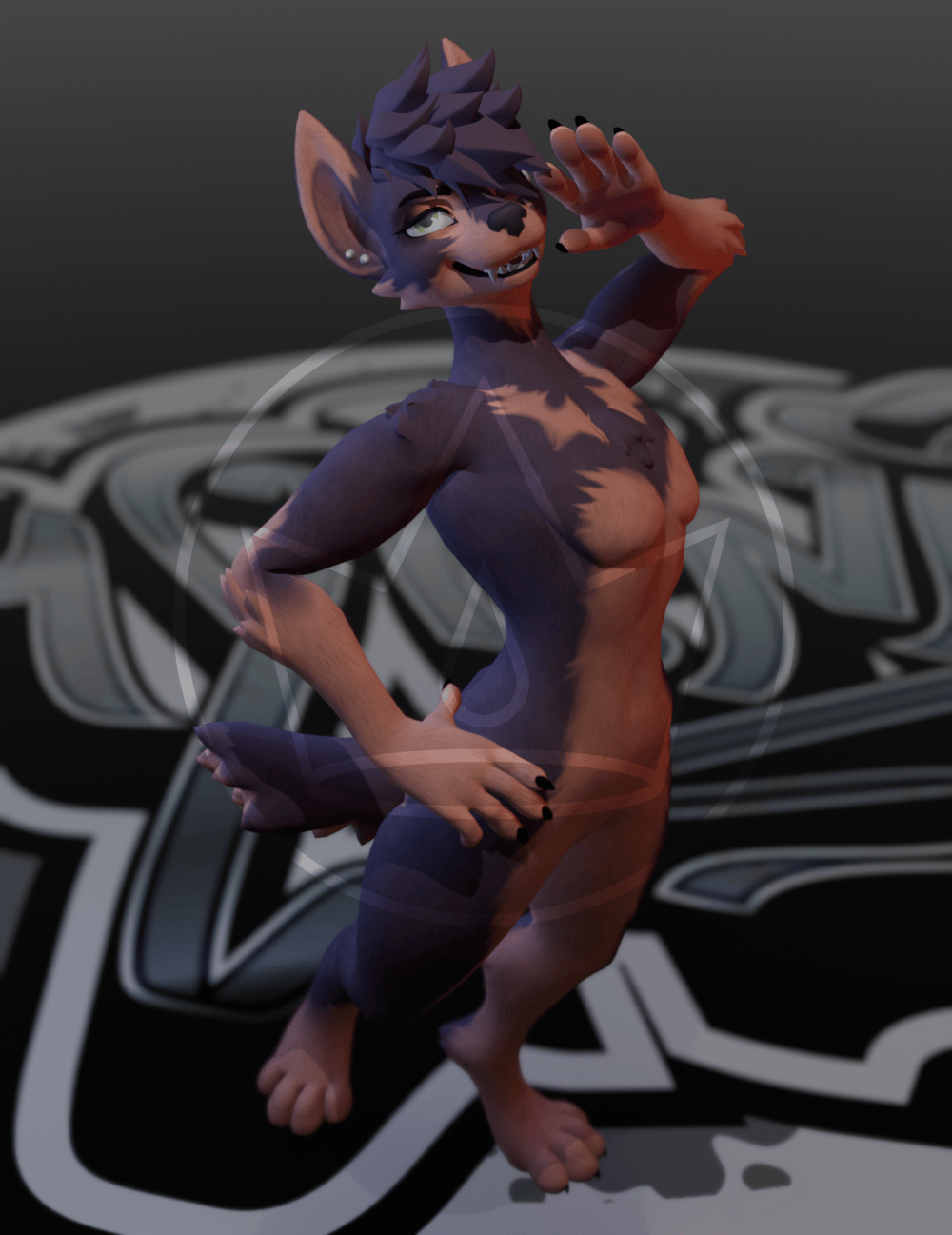 Hyenid Doberman Texture