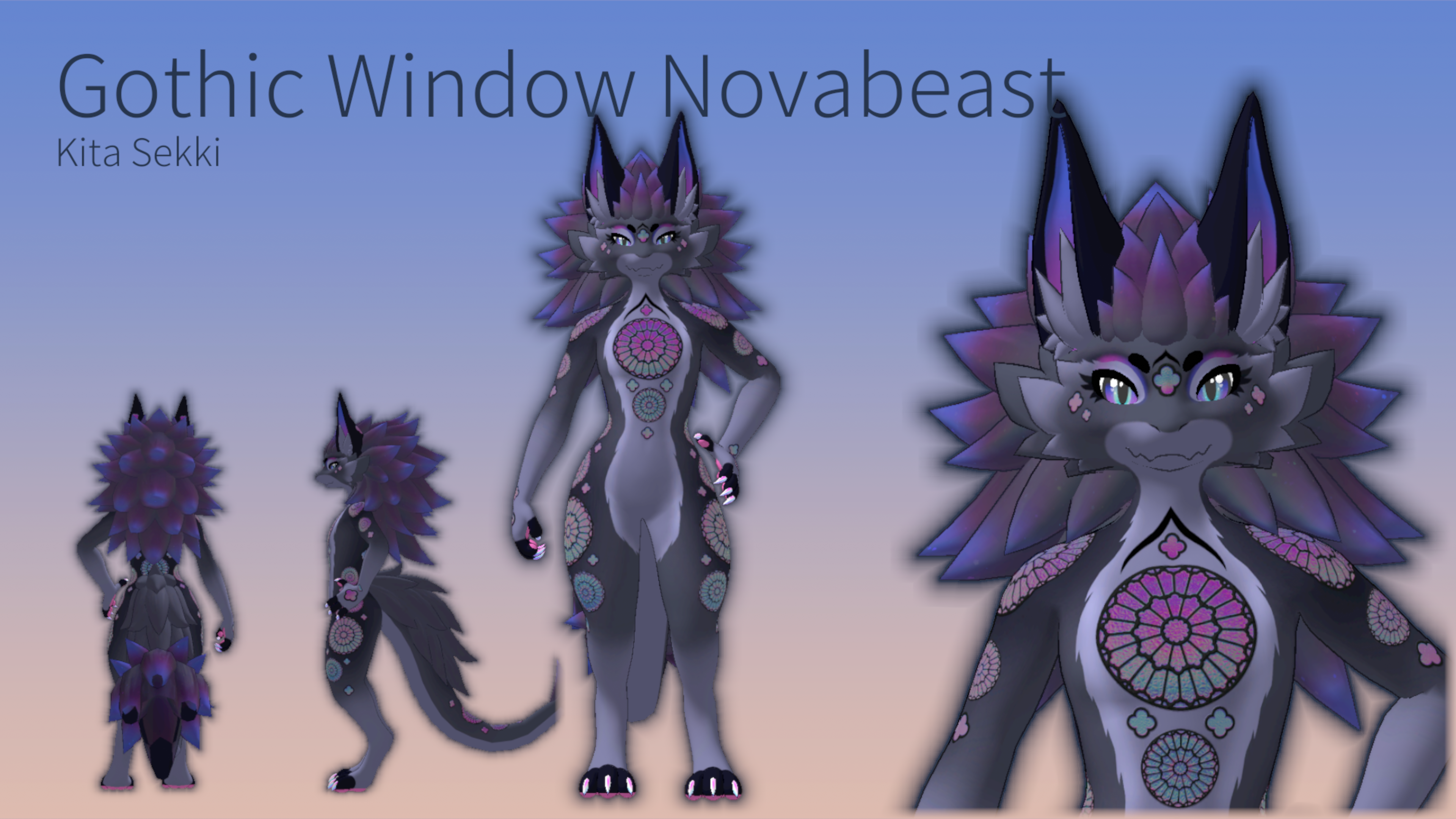 Gothic Window Novabeast Texture Fem / Masc