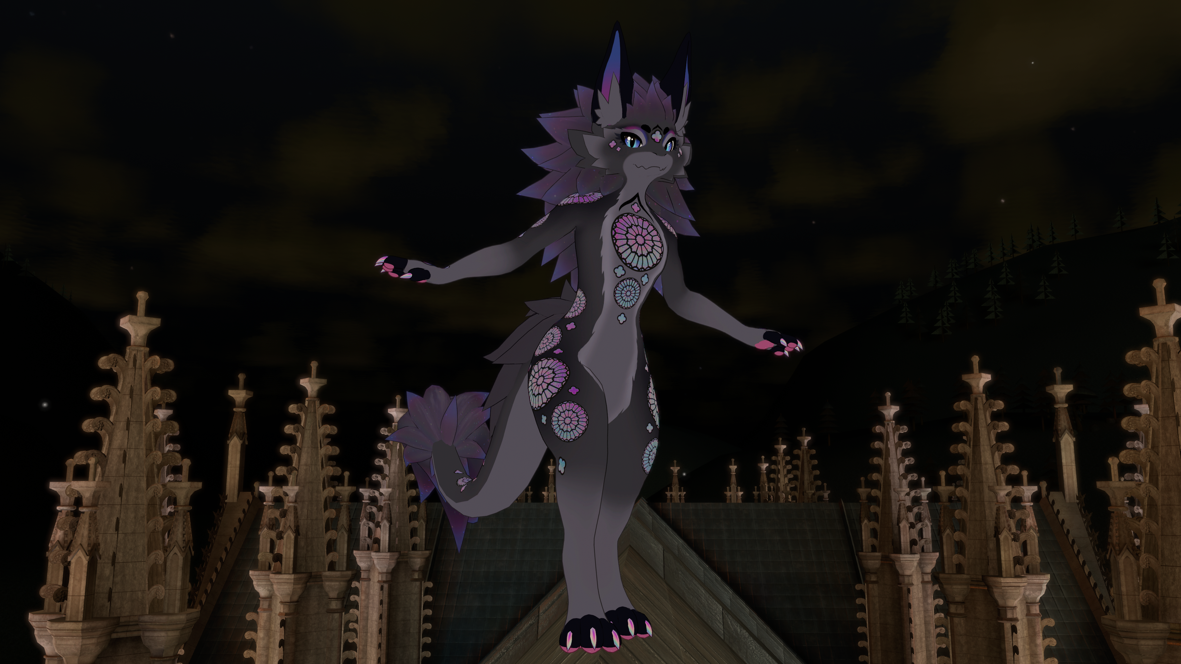 Gothic Window Novabeast Texture Fem / Masc