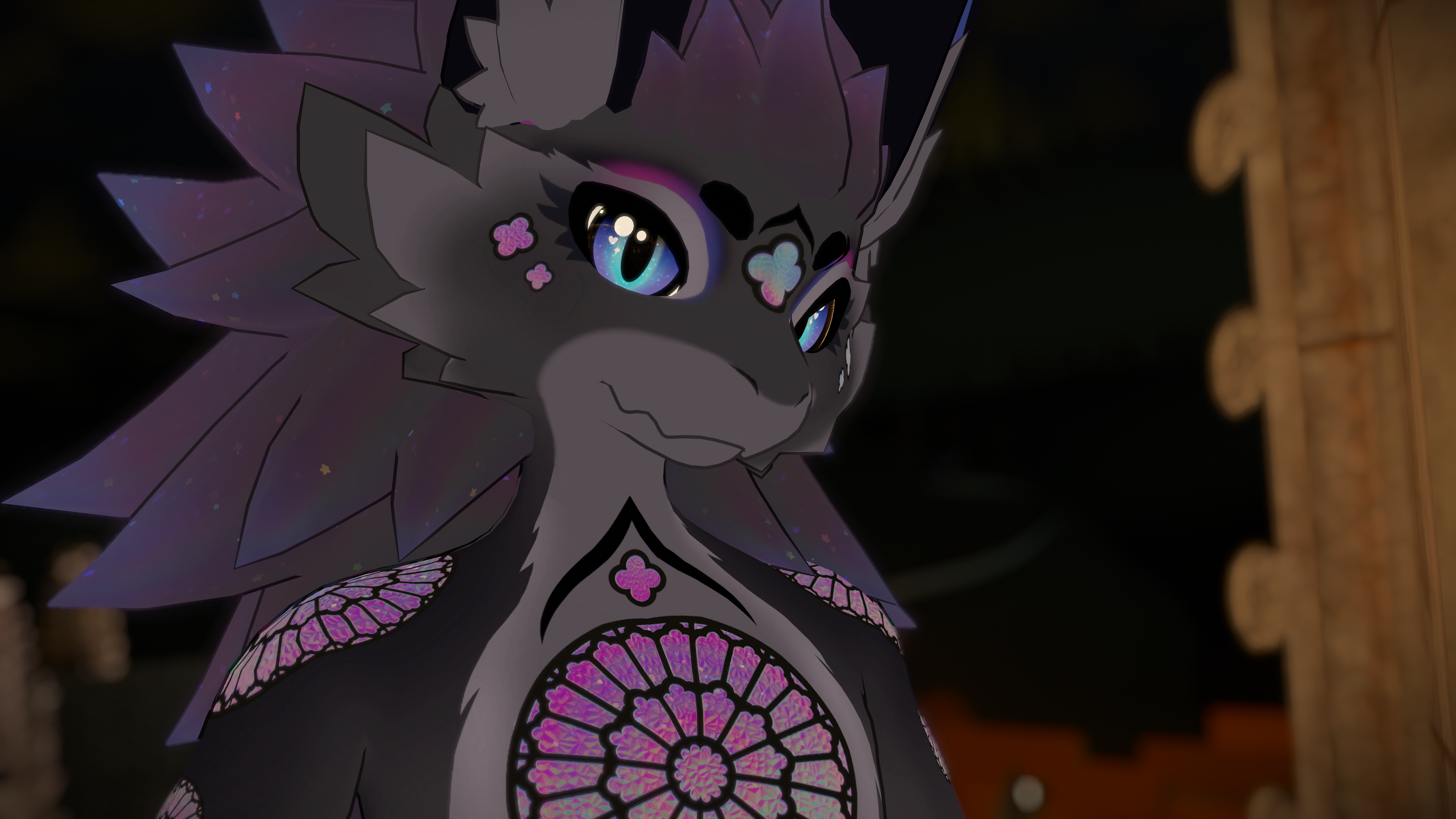 Gothic Window Novabeast Texture Fem / Masc