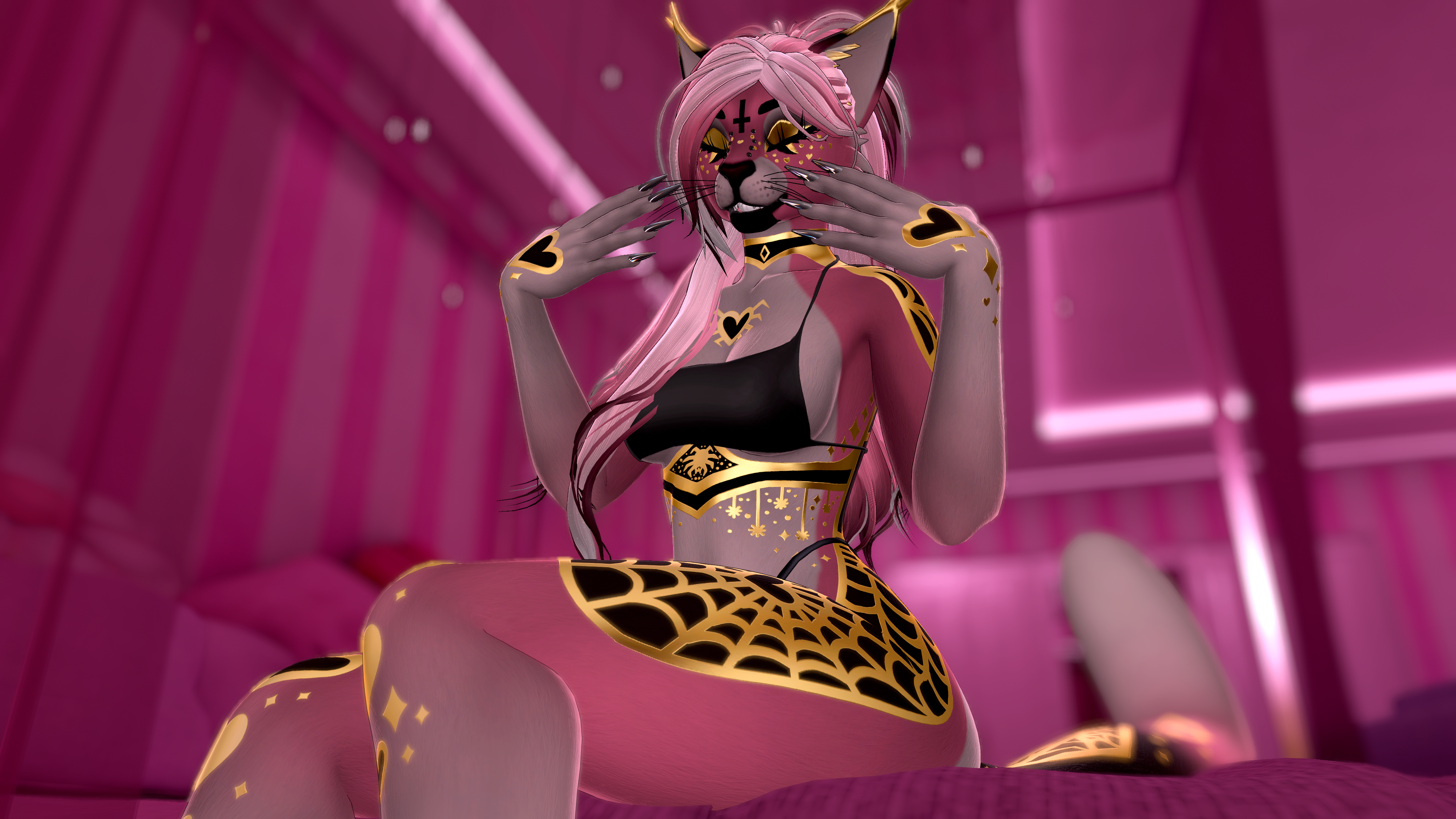 Spiderweb Girlfriend Cleo Texture