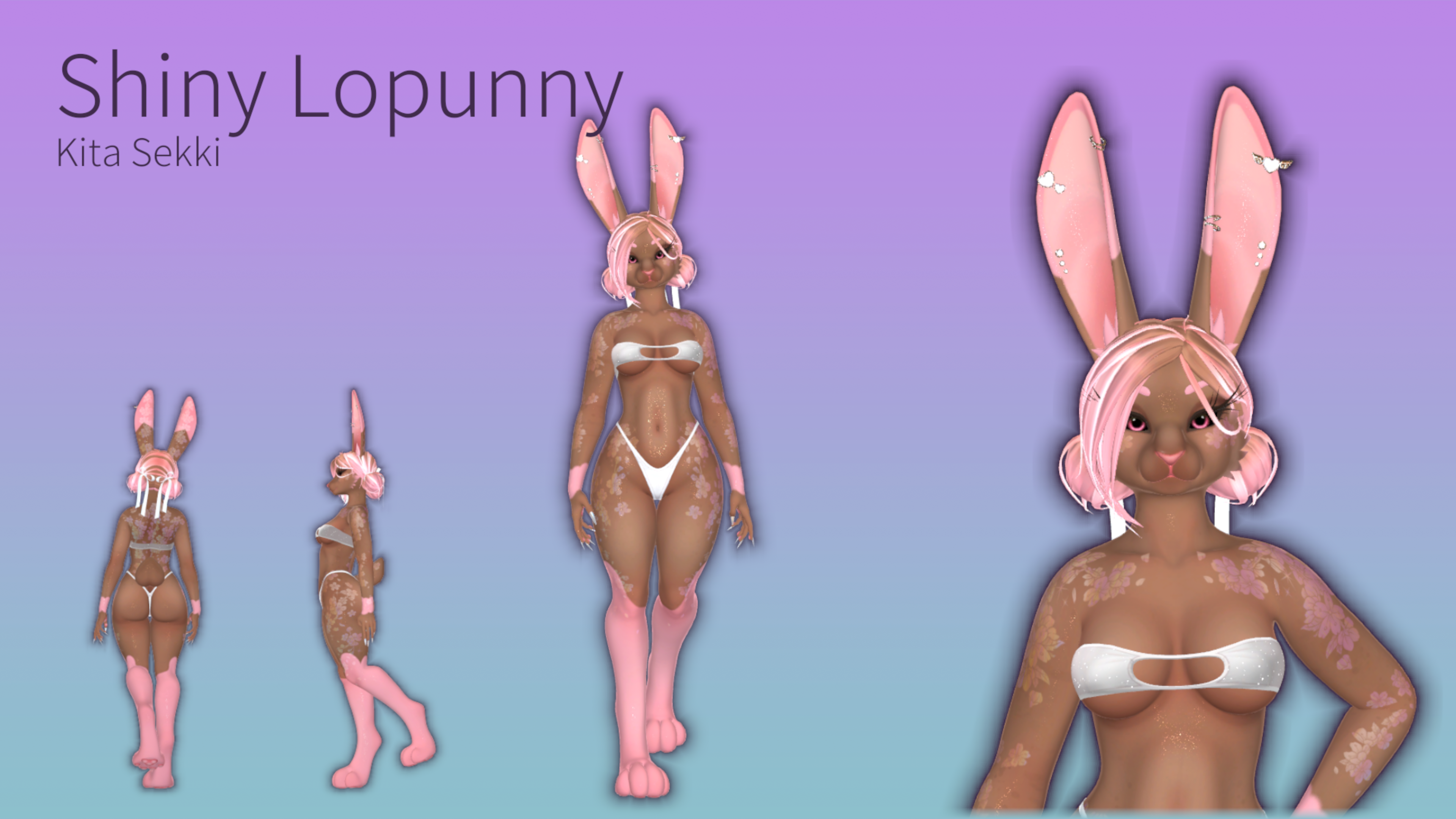Lopunny (Shiny and Regular) Alice Textures