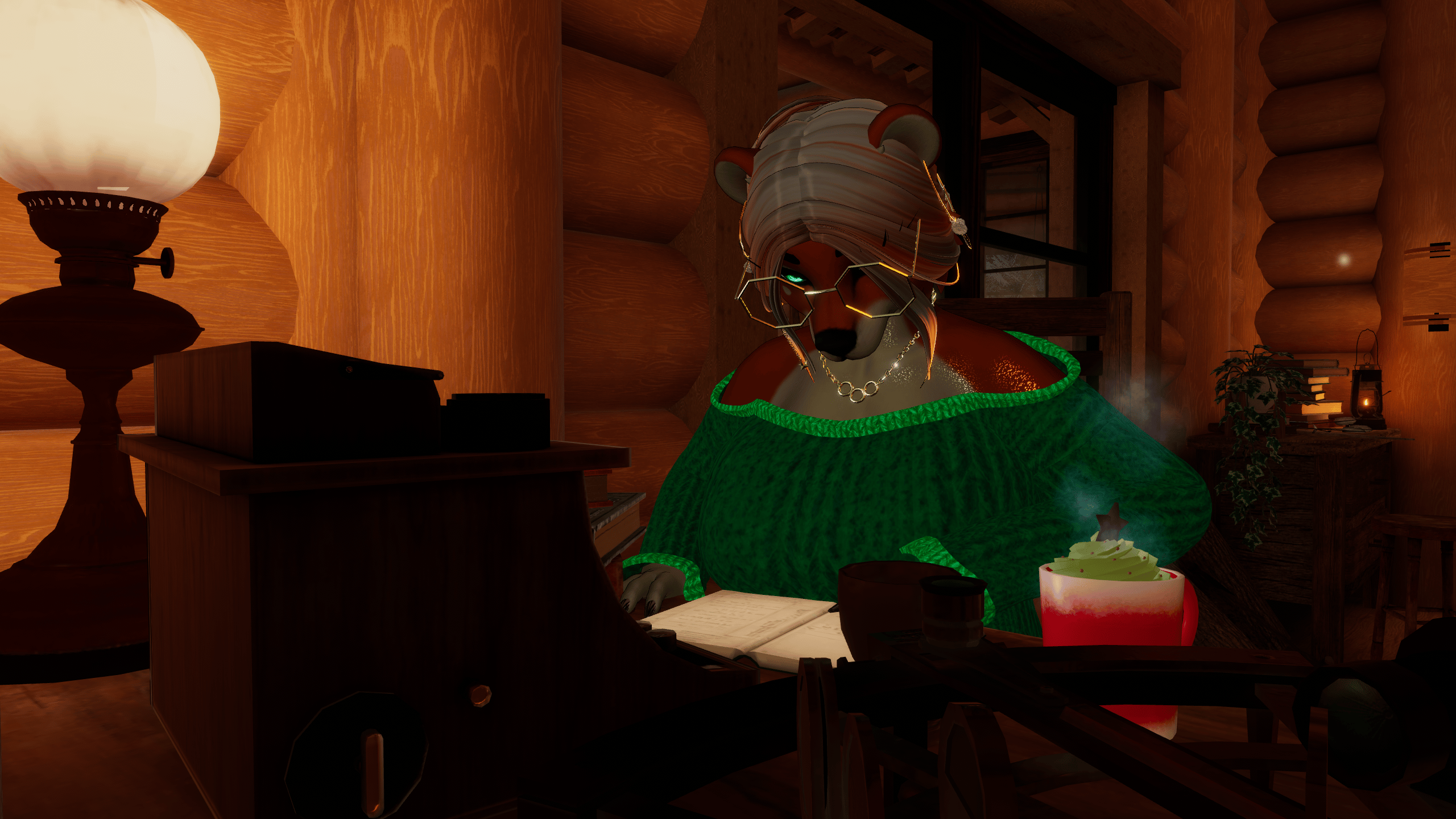 Cozy Sweater (foxipaw honey bear) vrcfury ready