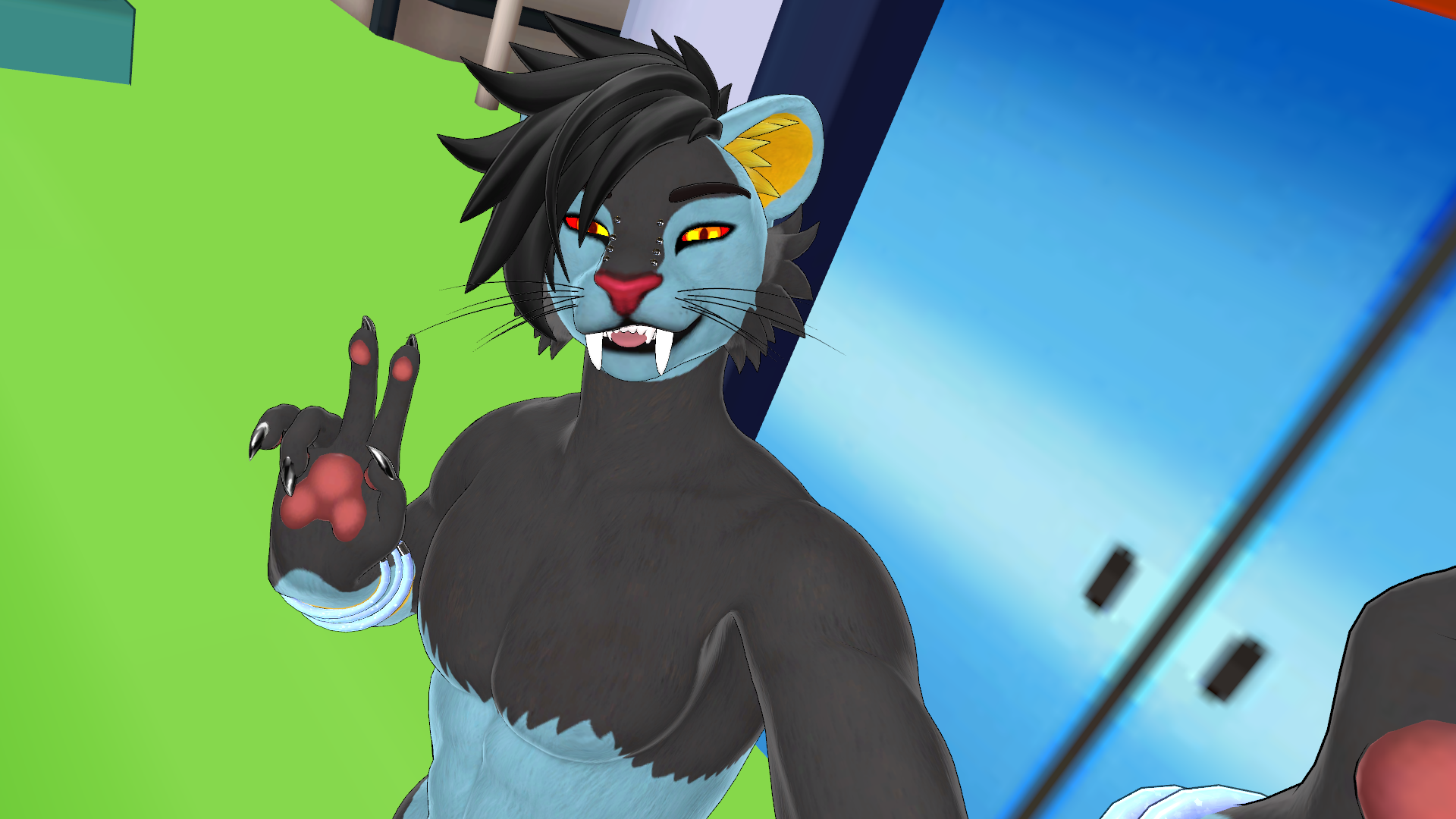 Luxray Texture of (Foxipaw's Felix Feline)