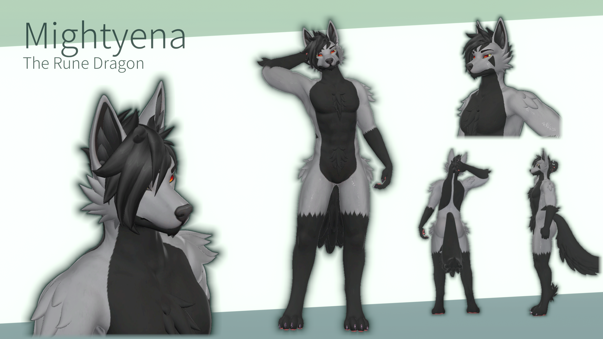 Mightyena texture for (Dante Canine/Wolf)