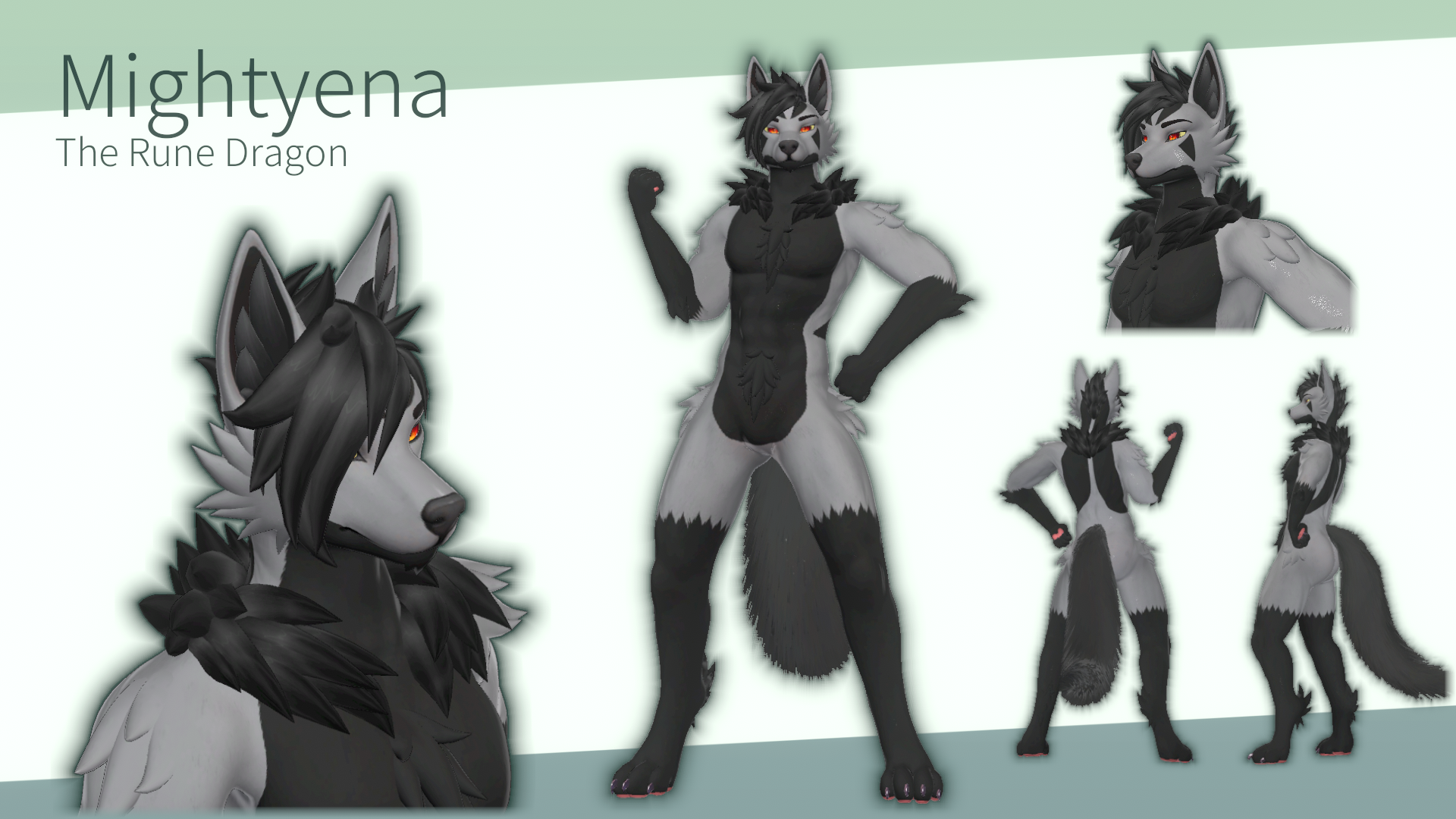 Mightyena texture for (Dante Canine/Wolf)