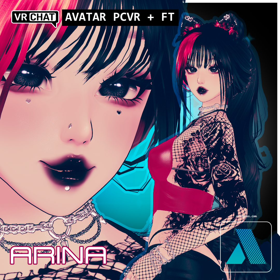 Arina · VRChat Avatar (PCVR & FT) [18+ ONLY]