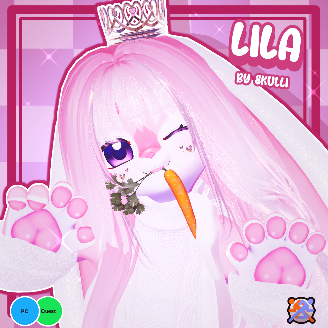 //★ Lila the Bunny [PC+QUEST] [GoGo] - VRChat