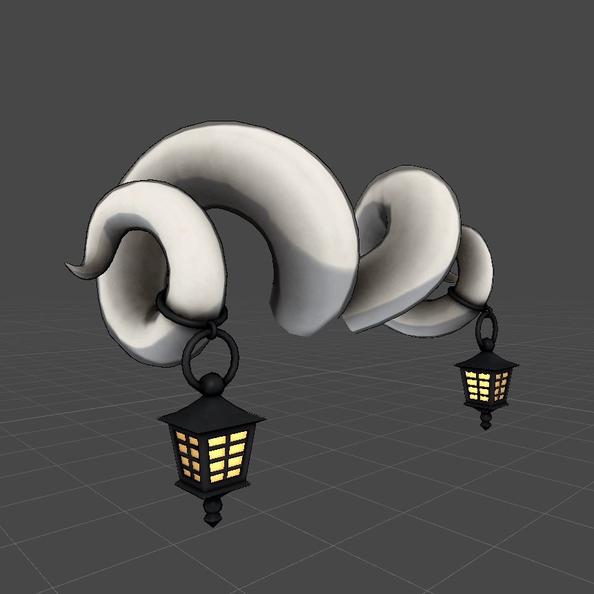 Lantern Curly Horns