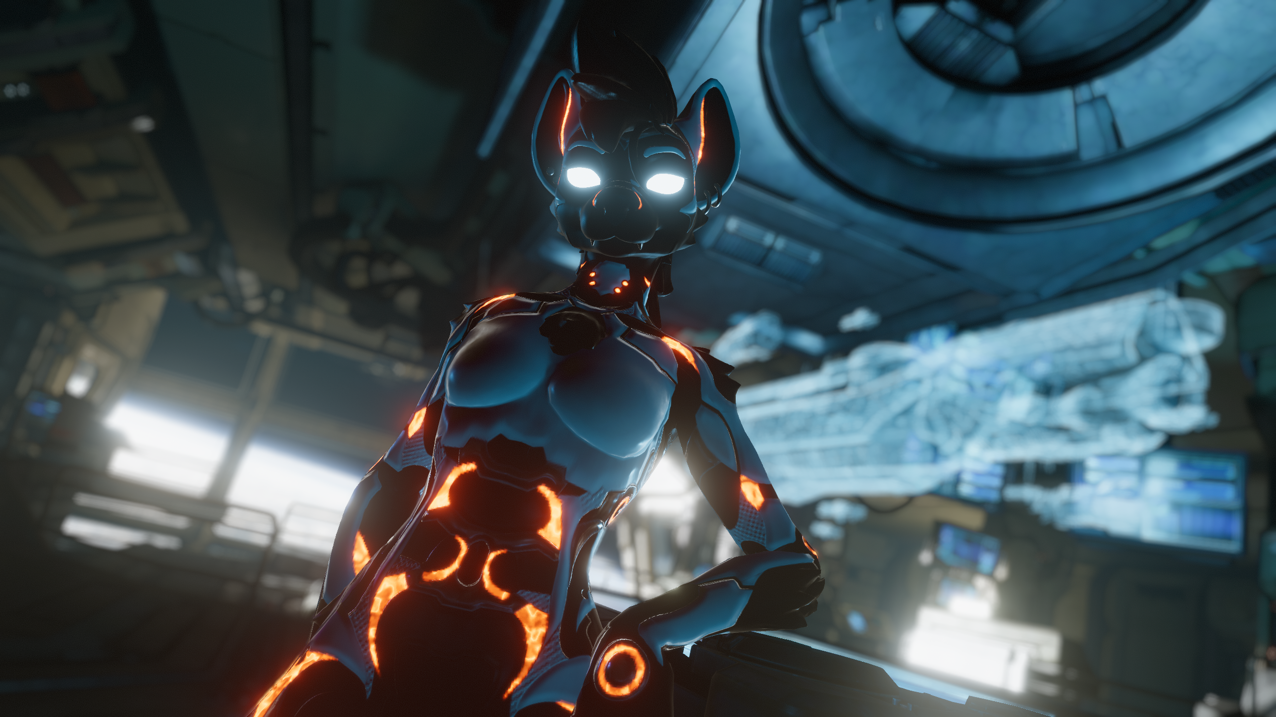 Hyenid synth texture