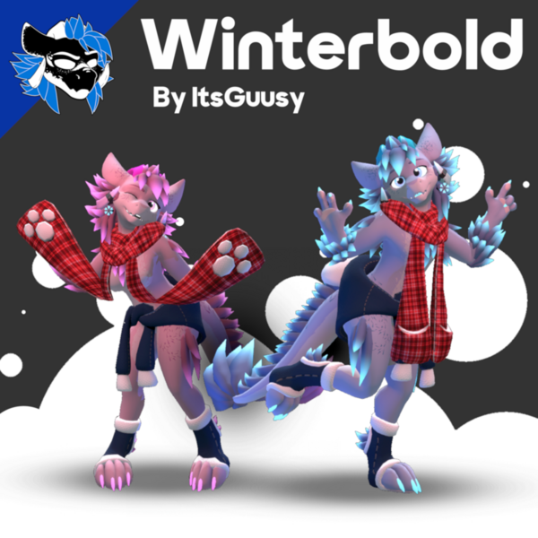 The Winterbold - Fluffy / Furred Kobold Avatar Base for VRChat by ItsGuusy