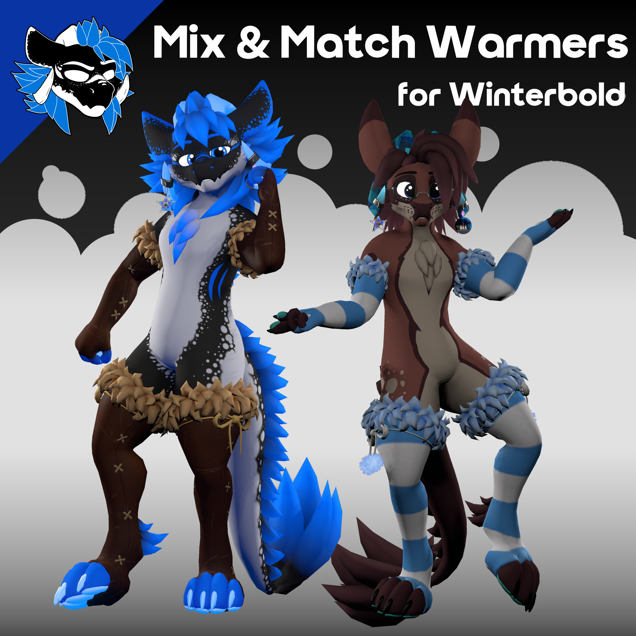 Mix & Match Warmers for Winterbold - Customizable VRChat Clothes - ItsGuusy