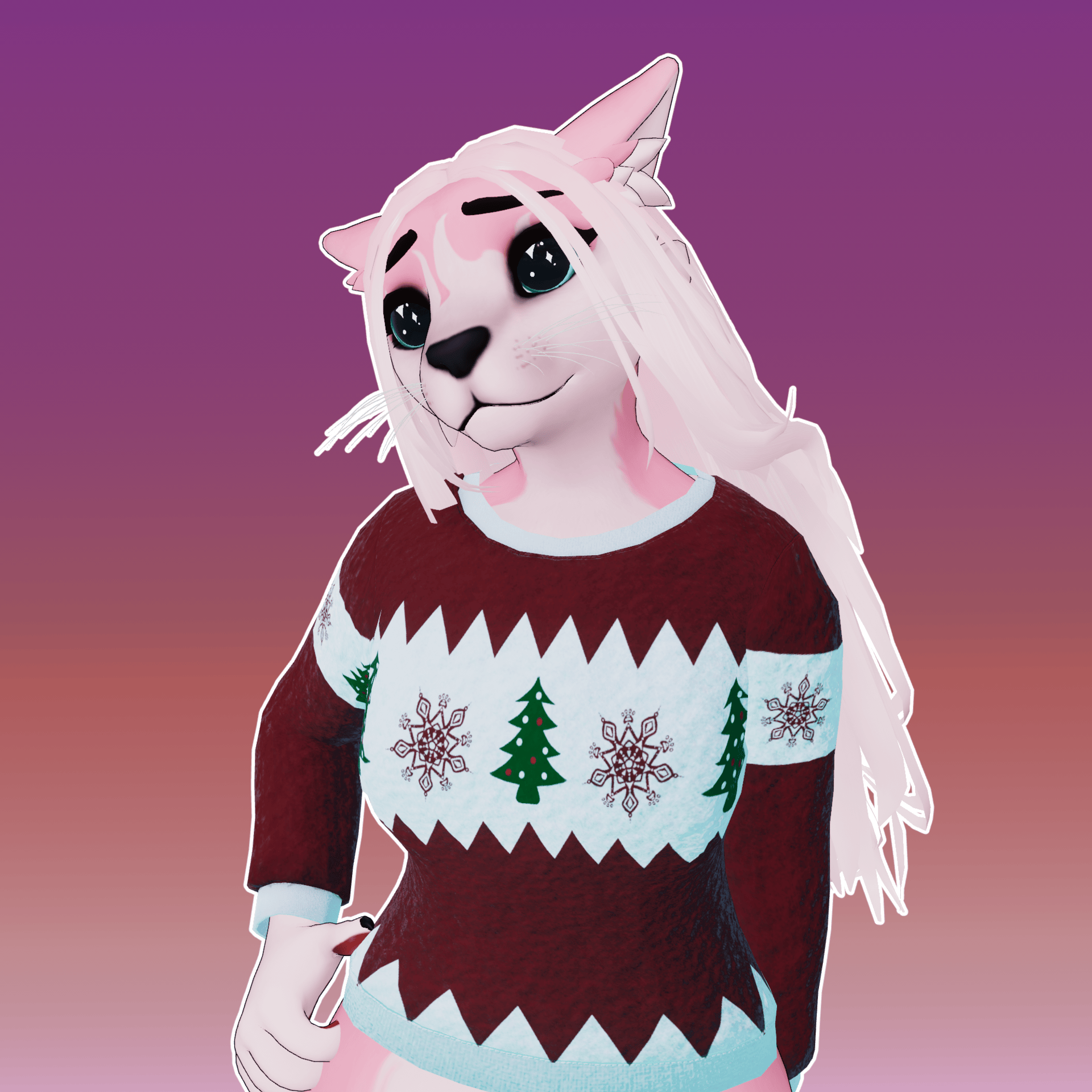 Festive Christmas Jumper - Winterpaw Avatars 