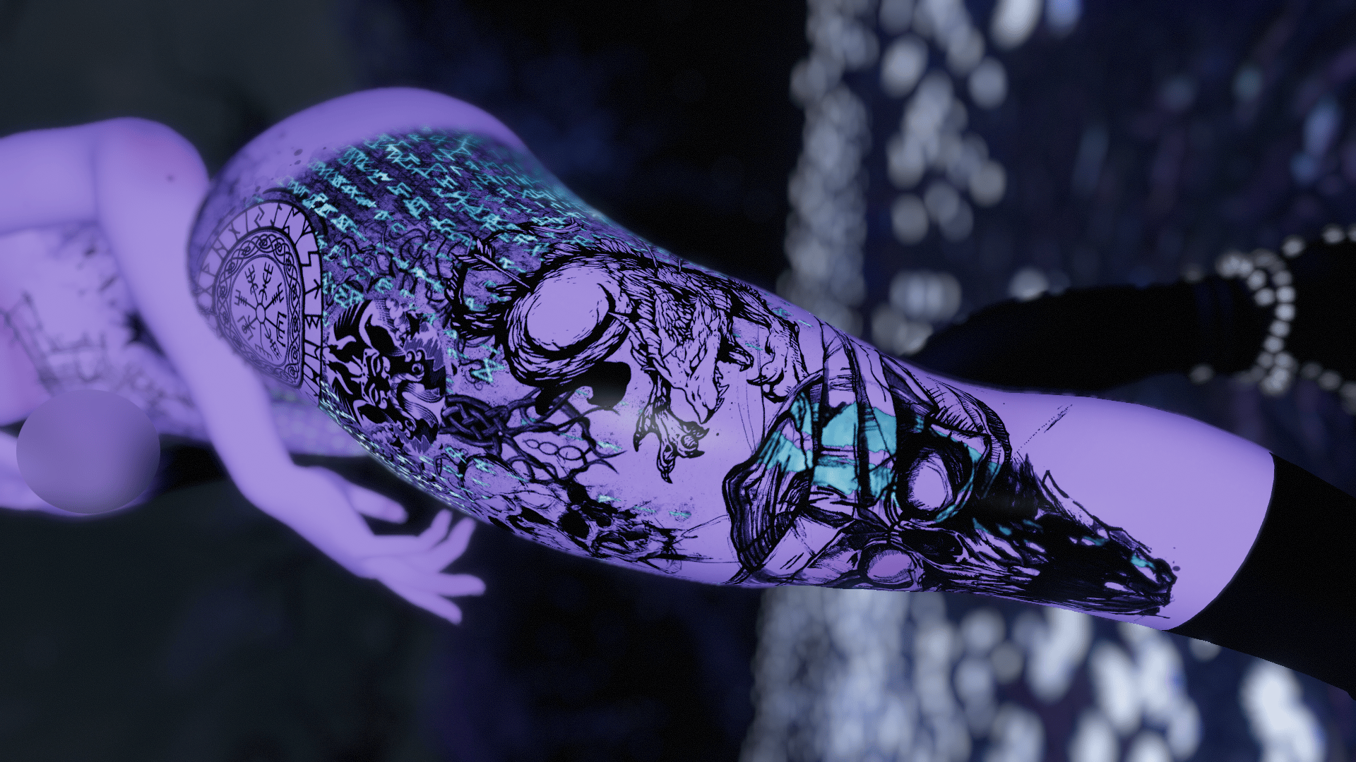 Hel's Mantle Tattoo Set