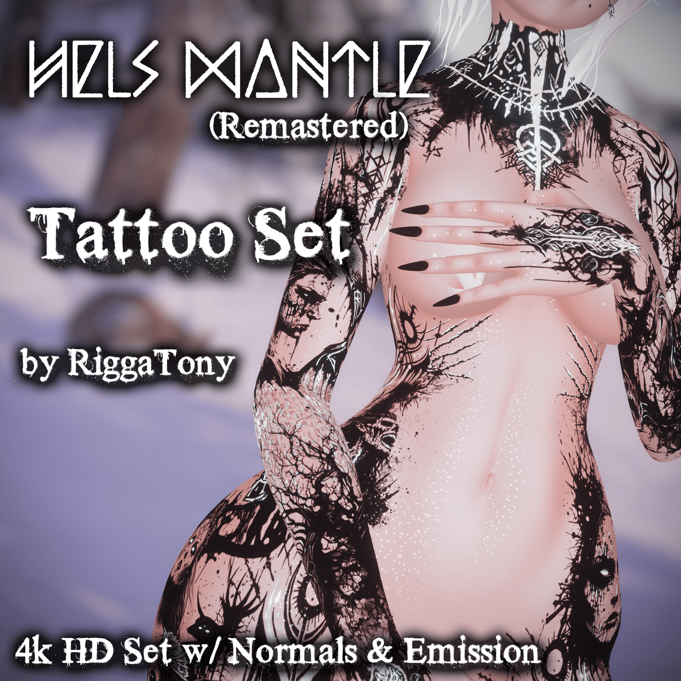 Hel's Mantle (Remastered) Tattoo Set