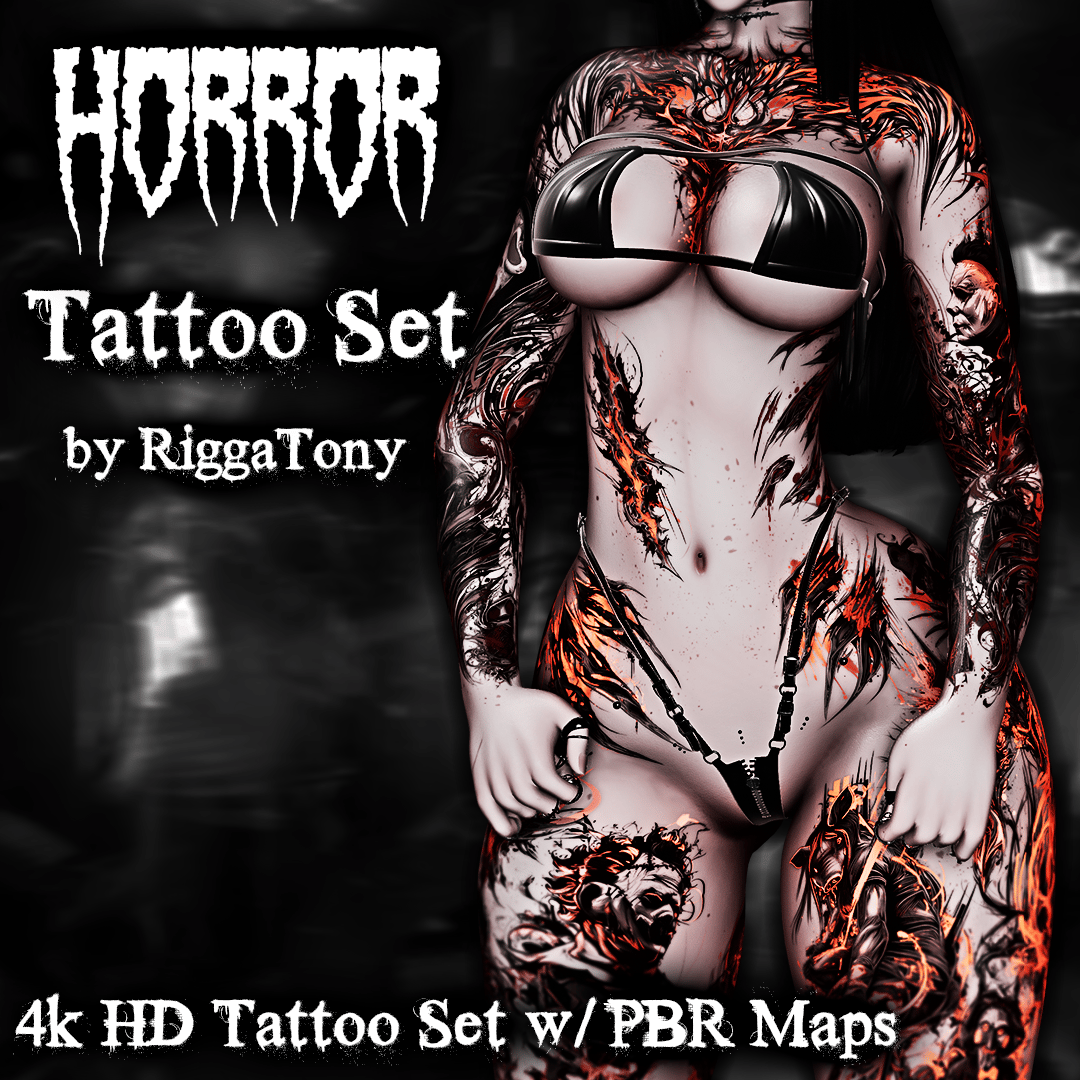 Horror Tattoo Set