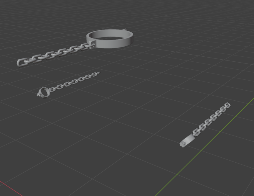 Collar and Chain for VRChat Kroxigor Model