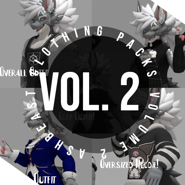 : ̗̀➛ [ Asset ] Lychee's Ashbeast Clothing [ VOL. 2 ]