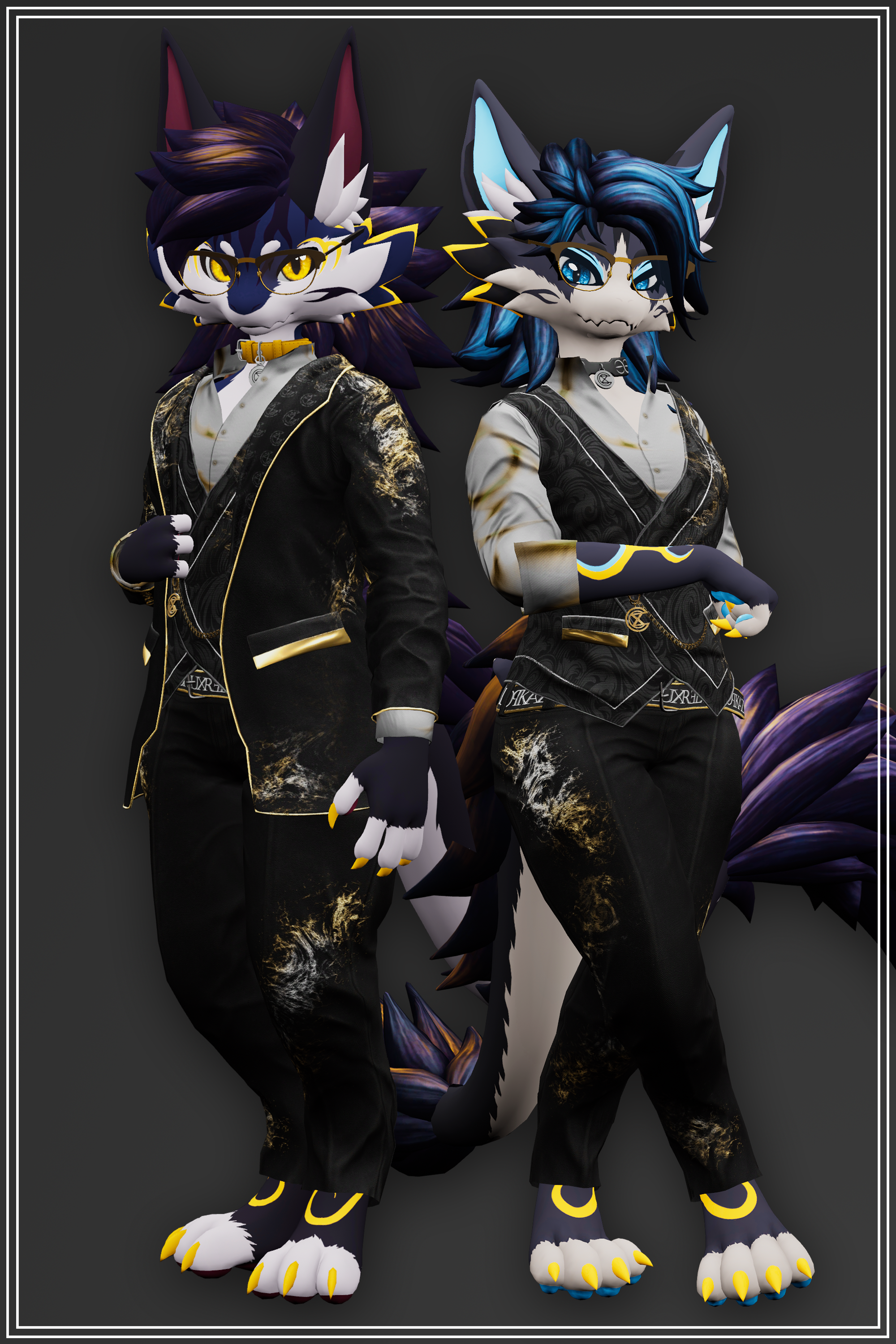 Novabeast | Naona - Suit - Jacket & Vest & Shirt & Pants