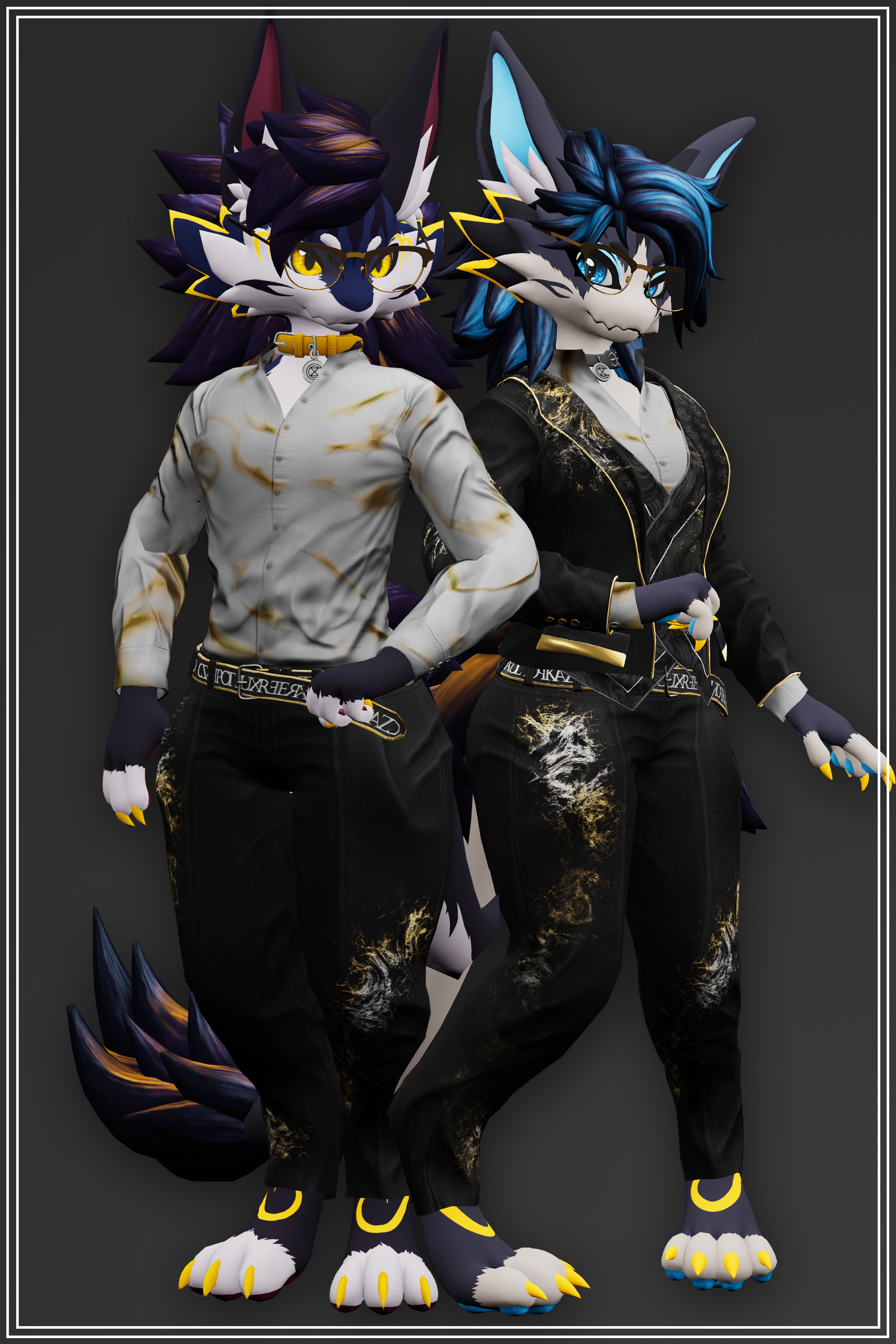 Novabeast | Naona - Suit - Jacket & Vest & Shirt & Pants