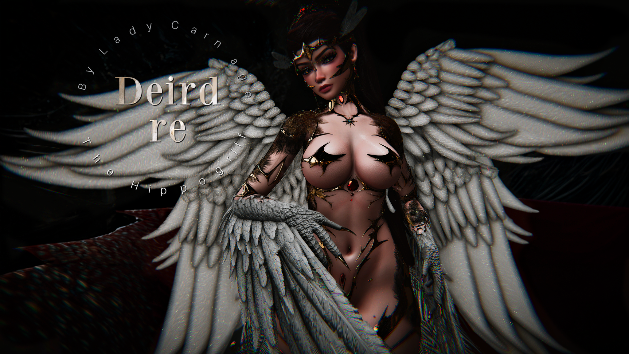 Deirdre the Hippogriff Avatar VRChat 3.0